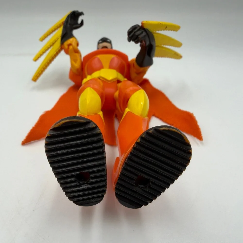 Batman The Brave and the Bold Orange Suit Action Figure with Cape and‎ Blades